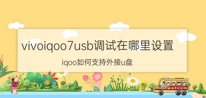 vivoiqoo7usb调试在哪里设置 iqoo如何支持外接u盘？